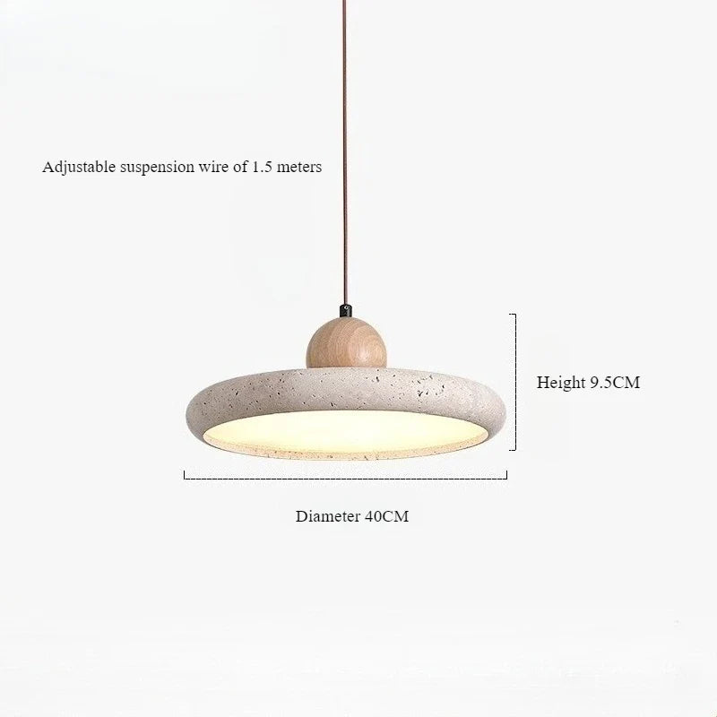 Creative Yellow Stone LED Chandelier Modern Decorative Lighting Fixture