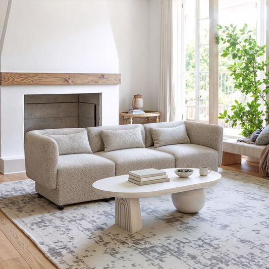 Textured Fabric Middle Chair