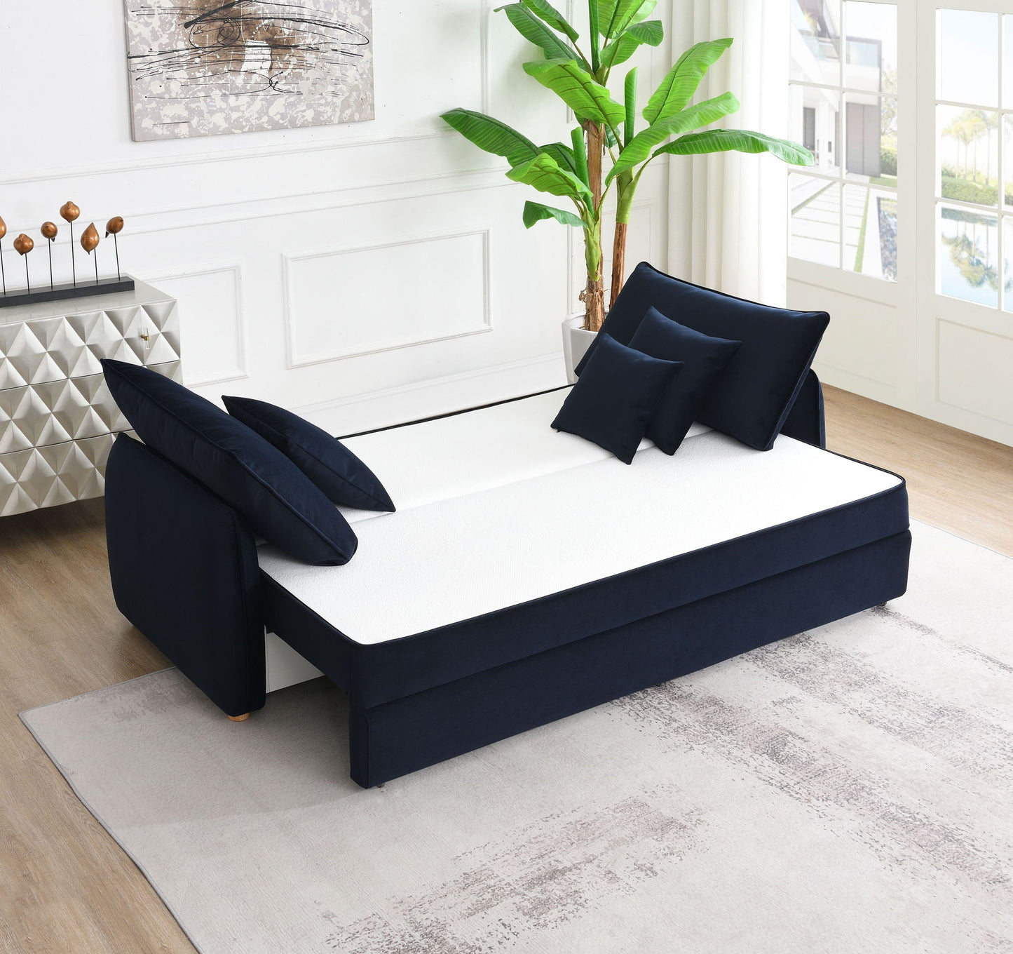 Pull Out Sleep Sofa With Storage