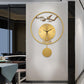 Chinese Large Decorative Wall Clock for Living Area
