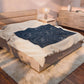 JM Home Essentials Logo Throw Plush Velveteen Blanket