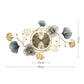 The Golden Grove: Ginkgo Leaf Silent Wall Clock