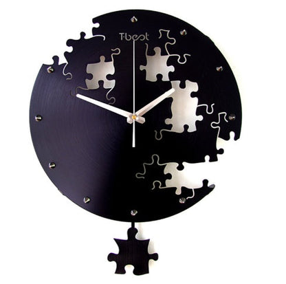 16 Inch Circular Creative Wall Clock Modern Silent Home Decor
