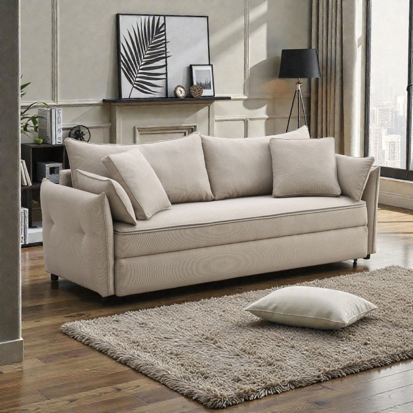 Pull Out Sleep Sofa With Storage