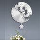 16 Inch Circular Creative Wall Clock Modern Silent Home Decor