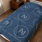 JM Home Essentials Logo Throw Plush Velveteen Blanket