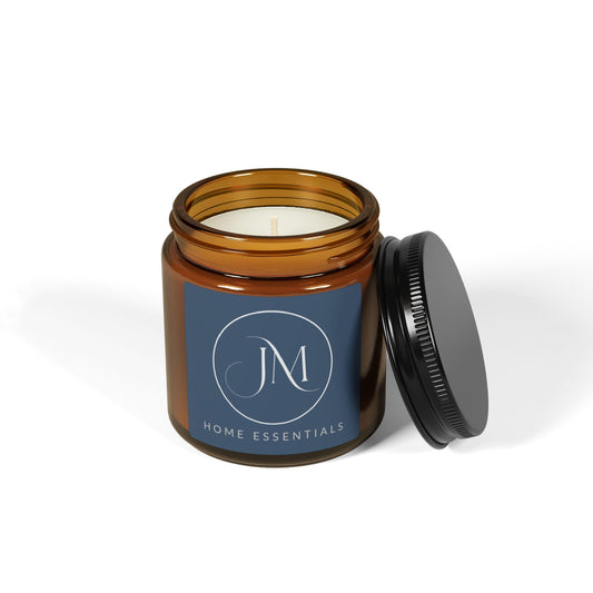 Soy Candle — Amber Jar Scented Candle (JM Home Essentials)