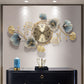 The Golden Grove: Ginkgo Leaf Silent Wall Clock
