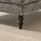 Modern Grey Upholstered Chaise Lounge Sofa Recliner