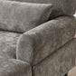 Modern Grey Upholstered Chaise Lounge Sofa Recliner