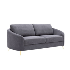 Linen Sofa in Gray