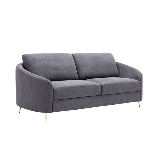 Linen Sofa in Gray