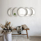 5PCS Moon Phase Acrylic Mirror Wall Sticker Home Decor