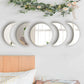5PCS Moon Phase Acrylic Mirror Wall Sticker Home Decor
