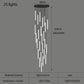 Staircase LED Chandelier Large Lamp