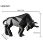 Modern Simple Resin Bull Ornament Creative Home Decor Animal Figurine