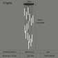 Staircase LED Chandelier Large Lamp