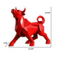 Modern Simple Resin Bull Ornament Creative Home Decor Animal Figurine