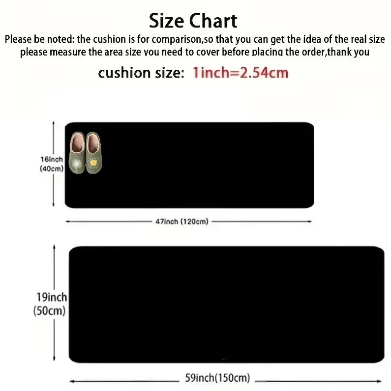 Non Slip Modern Geometric Runner Rug Easy Clean Kitchen Hallway