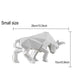 Modern Simple Resin Bull Ornament Creative Home Decor Animal Figurine