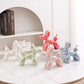 Ceramic Balloon Dog Sculpture Nordic Animal Home Decor Figurine