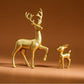 Cute Mother Deer Figurine Kawaii Miniature Kids Room Decor Sculpture