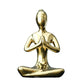 Abstract Ceramic Yoga Poses Figurine Porcelain Lady Statue Home Decor