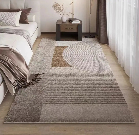 Japanese Style Imitation Cashmere Carpet Soft Washable Floor Mat
