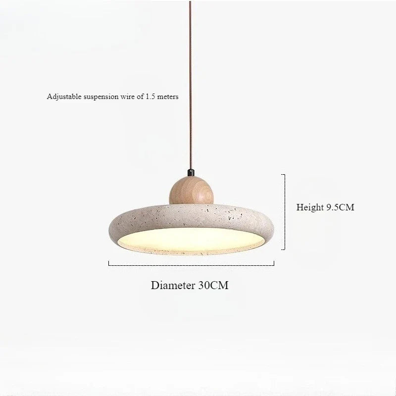 Creative Yellow Stone LED Chandelier Modern Decorative Lighting Fixture
