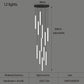 Staircase LED Chandelier Large Lamp