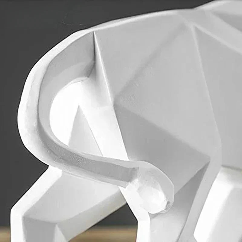 Modern Simple Resin Bull Ornament Creative Home Decor Animal Figurine