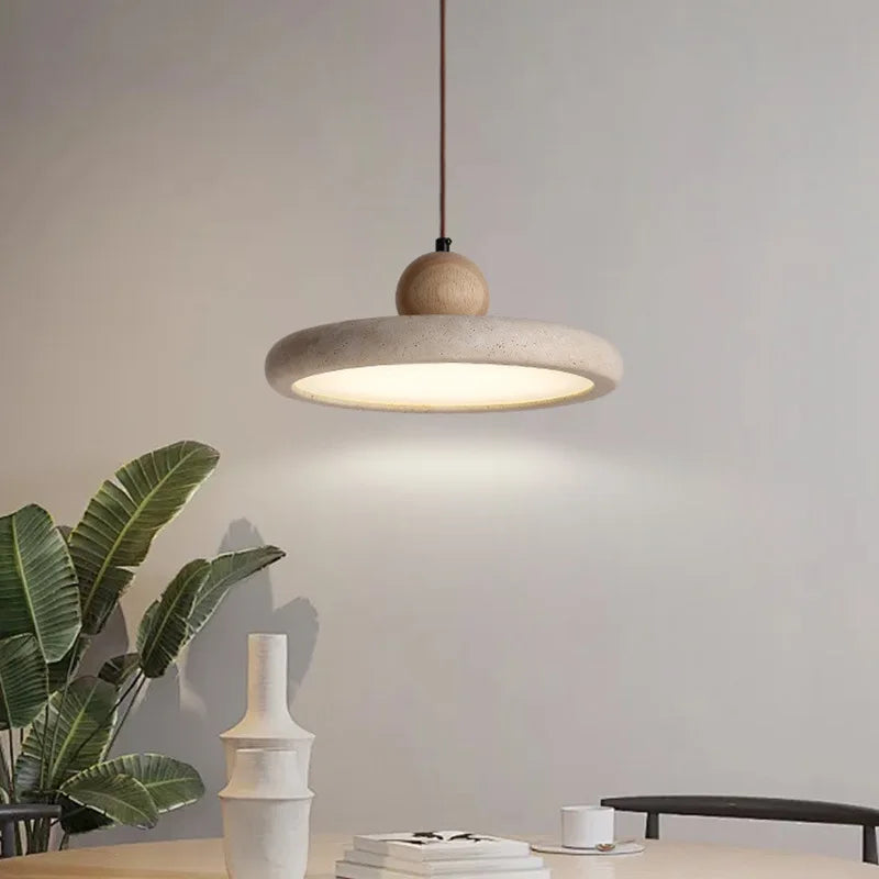 Creative Yellow Stone LED Chandelier Modern Decorative Lighting Fixture
