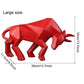 Modern Simple Resin Bull Ornament Creative Home Decor Animal Figurine