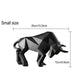 Modern Simple Resin Bull Ornament Creative Home Decor Animal Figurine