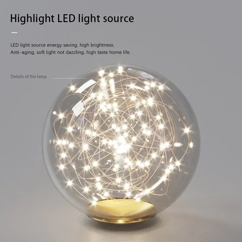 Led Ceiling Chandelier Glass Dining