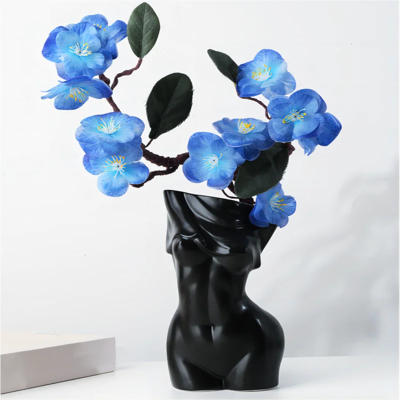 Ceramic Female Body Vase Decorative Feminine Form Home Accent