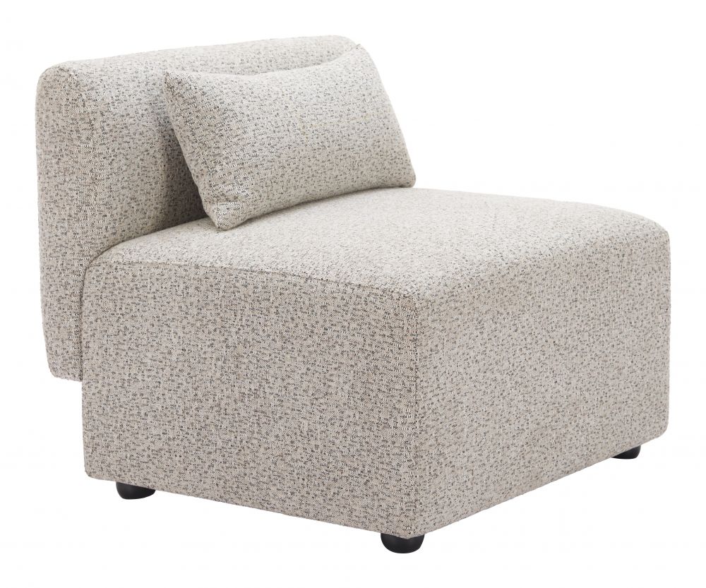 Textured Fabric Middle Chair