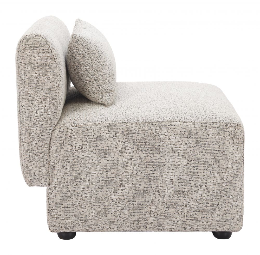 Textured Fabric Middle Chair