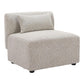 Textured Fabric Middle Chair