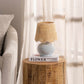 Blue Solid Ceramic Table Lamp