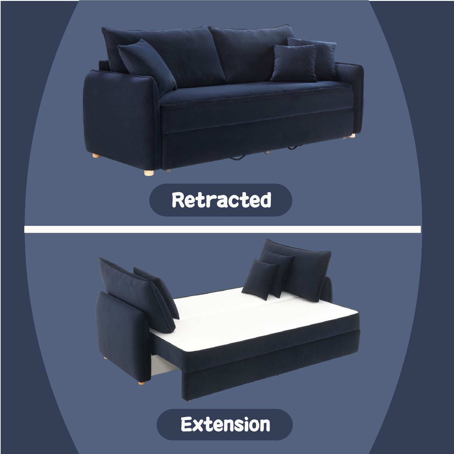 Pull Out Sleep Sofa With Storage