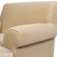 38' Lawson Accent Arm Chair Metal Casters, Fawn Brown Performance Velvet