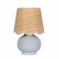 Blue Solid Ceramic Table Lamp
