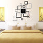 Modern Large Acrylic Mirror Wall Clock 3D Stickers Quartz Decor