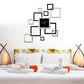 Modern Large Acrylic Mirror Wall Clock 3D Stickers Quartz Decor