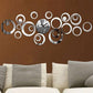 3D Acrylic Mirror Wall Clock Quartz Silent Modern Decorative Design